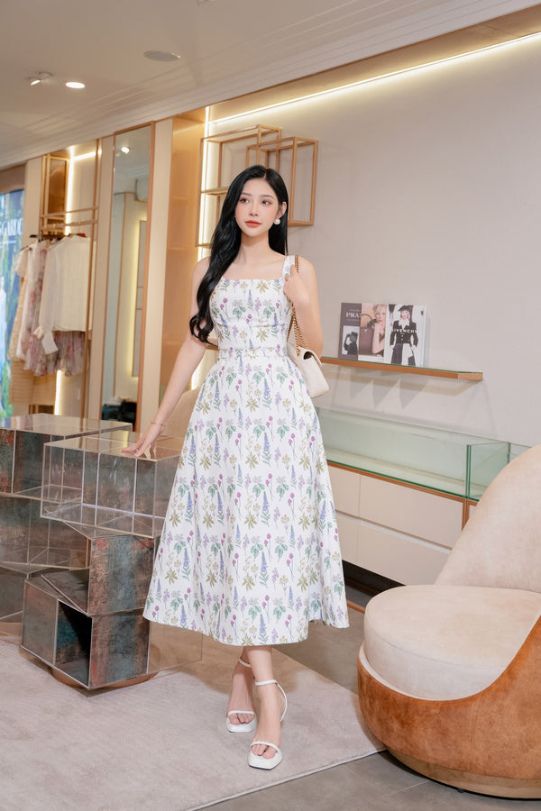 Kendall Dress - Đầm hai dây dáng xòe dài