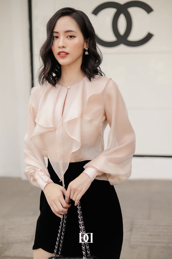Marry Top ( Beige )
