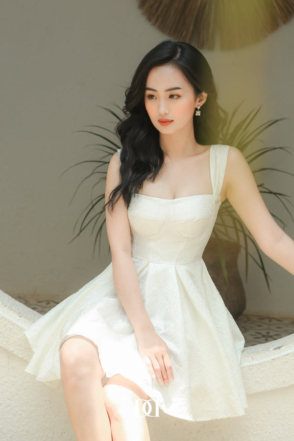 Martha Dress ( White )