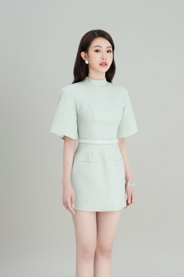 DARLING DIVA Utreat High Neck Dress