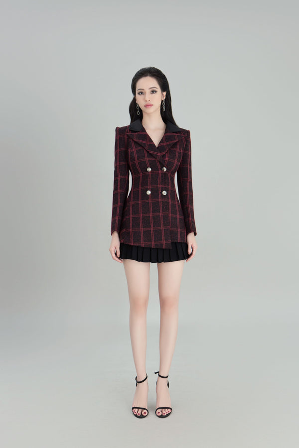 Chân Váy Xếp Li Trơn Nữ Tính Tiela Skirt